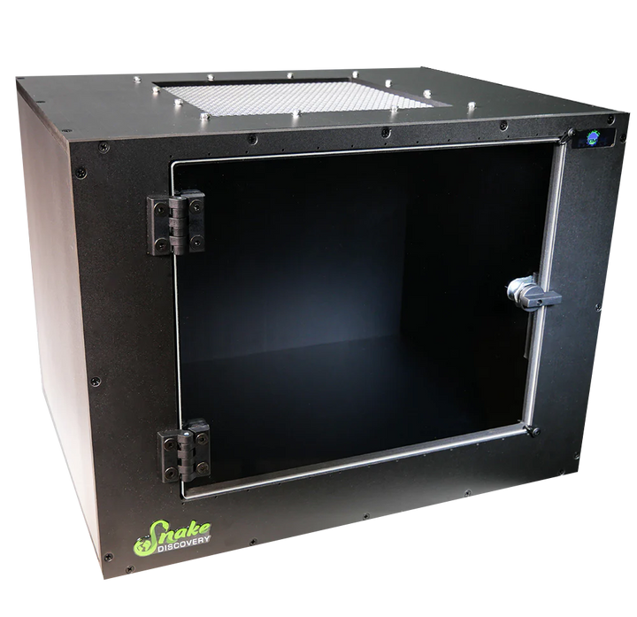 Eco-25 Gallon all PVC enclosure shown in our horizontal version with our optional screen
