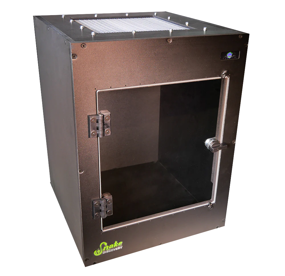 Eco-25 Gallon all PVC enclosure shown in our horizontal version with our optional screen